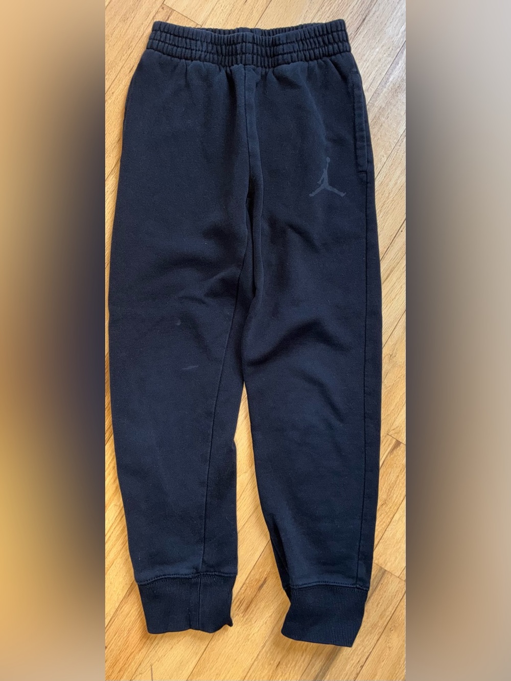 Jordan Black Kids Jogger Sweatpants with Subtle Jumpman